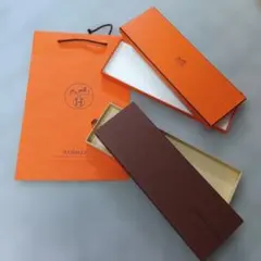 HERMES LOUIS VUITTON ネクタイ空箱 ショップ袋 セット | Mercari