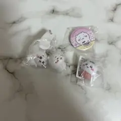 ちいかわ　くら寿司　フィギュア　缶バッジ