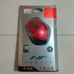 【未開封】バッファロー ワイヤレスマウス ネオフィット 5ボタン S 赤 レッド