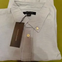 新品TOMMY HILFIGER ライトブルー ボタンダウンシャツ