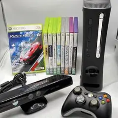 【動作確認済】Xbox360本体(120GB) Kinect ソフト9本セット