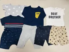 H&M 西松屋キッズTシャツ・ショートパンツセット 80・90 登園服