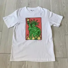 UNIQLO UT キースヘリング プリント Tシャツ M ホワイト