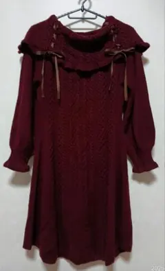 axes femme　ニットワンピース　冬物売り切り