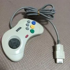 動作品！SEGA　セガサターン コントローラー　ホワイト　 HSS-0101