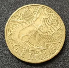 オーストラリア 1ドル硬貨 1984年 初年号 カンガルー コイン - メルカリ