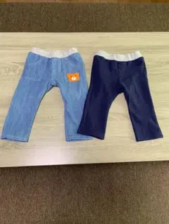 中古　ホットビスケッツ　ボトム2点セット　80