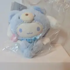サンリオ　シナモロール　着ぐるみマスコットホルダー　クマ