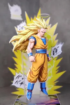 台座特別仕様 ドラゴンボールZ 超サイヤ人3 2D リペイントフィギュア