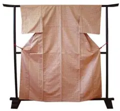 ★美品 S寸 単衣 着物通の貴女に 紬（正絹）未使用＜TT460＞★