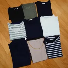 レディース夏服　Tシャツ 8枚✕スカート風ズボン　半ズボン130２枚