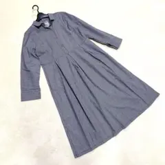 タグ付 未使用 Wang it Ge チェック柄 ロングワンピース モノトーン