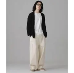 LB.03／モヘヤミックスプレーティングカーディガン／ナノユニバース