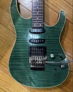 レア！フェルナンデス FR-55S TRQ サスティナー　フレイム　evh FERNANDES FR-55S TRQ 税込販売価格 ￥39,800- 中古 サスティナー搭載