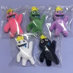 レインボーフレンズ ぬいぐるみキーホルダー 5点