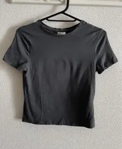 H＆M ミニTシャツ チャコールグレー