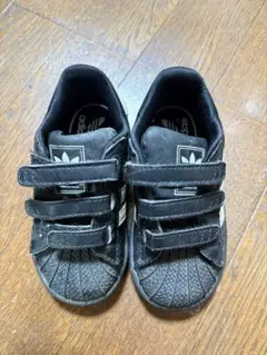 adidas ブラック キッズ スニーカー 14cm