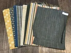 遠州綿紬＆リネン カットクロスセット まとめ売り