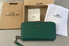 COACH グリーン 長財布