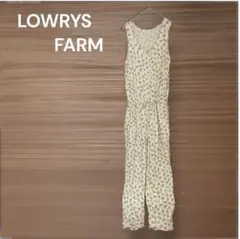 LOWRYS FARM 【L】花柄　総柄　オールインワン　カジュアル