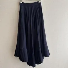 美品【CLANE】3way DOUBLE LAYER PLEATS SKIRT