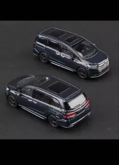 Honda オデッセイ 1/64 ダークブルー masdi