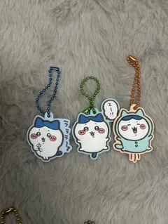 ちいかわ　ハチワレ　ラバーストラップ　3点セット