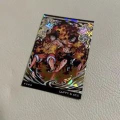 ワンピース ルフィ エース ウエハース カード シークレット 兄弟の絆