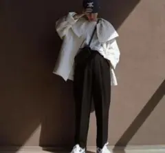 マチャット　ホワイト キルティングジャケット オーバーサイズ