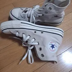 24.5CONVERSE ALL STAR ハイカットスニーカー 、グレー