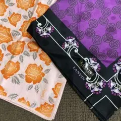 LANVIN COLLECTION YSL ハンカチ 2枚セット