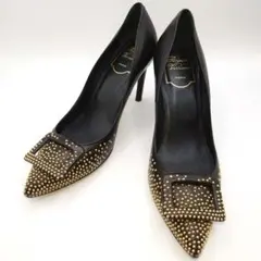 ロジェ・ヴィヴィエ Roger Vivier パンプス 黒 ブラック 23のサムネイル