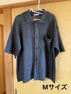 WYM LIDNM JACQUARD MESH KNIT SHIRT