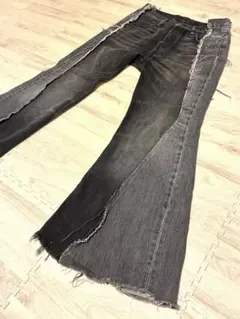 Levi's 501 ブラックデニム W33 L34 カスタム - メルカリ