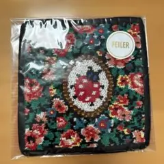 FEILER フェイラー ハンカチ てんとう虫 花柄