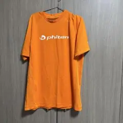 phiten オレンジ バレーボールTシャツ