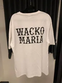 【タグ付き 希少】 ワコマリア バックプリント アーチロゴ 即完売 L Tシャツ ネックフェイス / ロングスリーブTシャツ (タイプ2) NECKFACE-WM-LT07