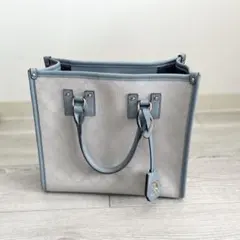 U（ユー）ドラマ着用 トートバッグ 定価14300円 上品 グレー 高見え 