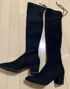 ニーハイブーツ　ブラック　ロング