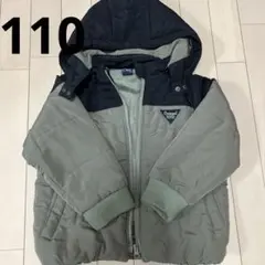 美品Crescent 中綿コート サイズ110 カーキ/ネイビー