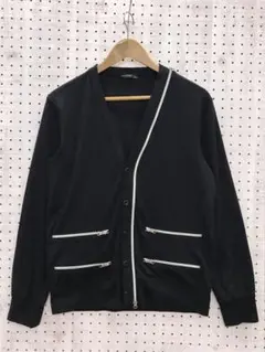 Custom Culture 古着 ダブルジップ アシメデザイン カーディガンのサムネイル