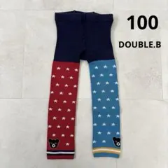ミキハウス ダブルビー レギンス タイツ 星柄 100サイズ