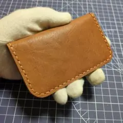 ２つ折り名刺ケースカードケース本革