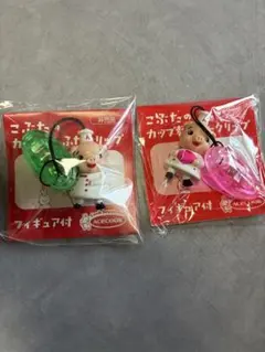 ACECOOK こぶたのカップ麺クリップ フィギュア付 2種セット