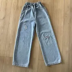 ダメージデニム　キッズ　140