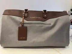 travel inspira ボストンバッグ グレー/ブラウン