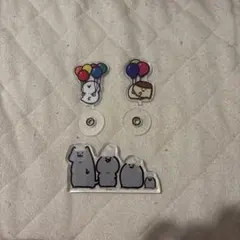 お文具さん　アクリルスタンド3種