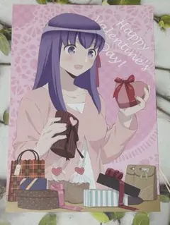 Fate 衛宮さんちの今日のごはん セイバー　ポストカード ufotable 衛宮さんちの今日のごはん バレンタイン ポストカード セイバー