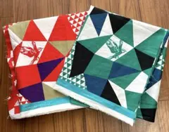 エチノ 鳥柄 生地 2色セット