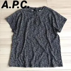 【美品】A.P.C. 日本製　子花柄　総柄　ブラウス　アーペーセーのサムネイル